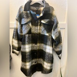 Steve Madden long shirt jacket